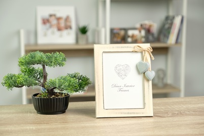 Ramka ITALIA 13x18 METZ CREAM (HHP157) - kremowy