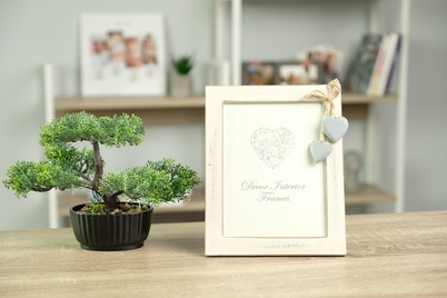 Ramka ITALIA 15x20 METZ CREAM (HHP168) - kremowy