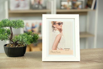 Ramka ITALIA 15x20 WOOD FRAME (M5736) - biały