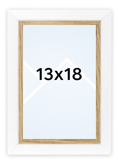 Ramka Italia Ayas - różne formaty - Biały, 13x18, 13x18