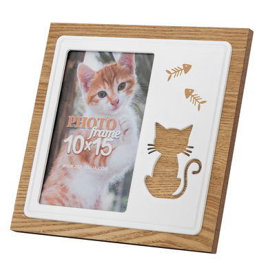 Ramka Italia 10x15 Duchessa ZX246 - Brązowo-biała, 10x15, 10x15 pionowa