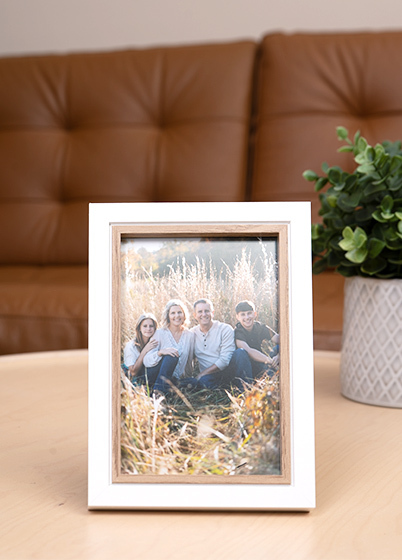 Ramka Italia Ayas - różne formaty - Biały, 10x15, 10x15