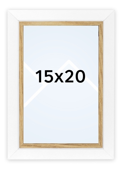 Ramka Italia Ayas - różne formaty - Biały, 15x20, 15x20