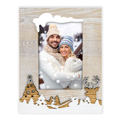 Ramka Italia Sven 10x15 - Drewno z białym, 10x15, 10x15