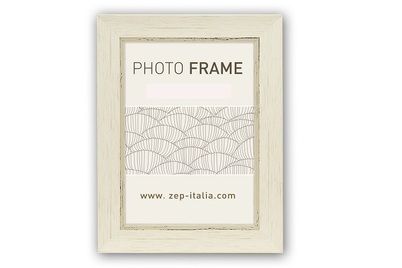 Ramka ITALIA 15x20 TAMIGI 1 Biała (CC168) - kremowy