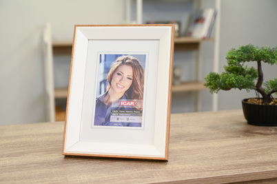 Ramka ICAR DRZ X 1 15x21 - biały