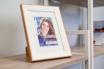 Ramka ICAR DRZ X 1 15x21 - biały