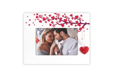 Ramka ITALIA 10x15 RUBINA LD3646 - biały