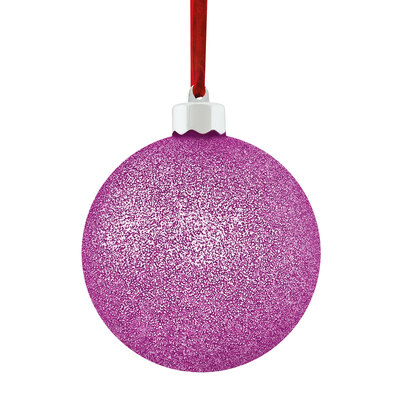 Bąbka Italia z Brokatem  - różne kolory i formaty - Fiolet, ~ Ø 10, 10x10