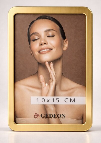 Ramka Gedeon Metalowa 15x20 - różne kolory - Złoty, 15x20, 15x20