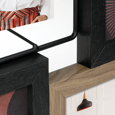 Ramka Italia Nocera 4x10 1x13/DN562 - Brązowy, 10x15, 13x18, 10x15 x4 / 13x18