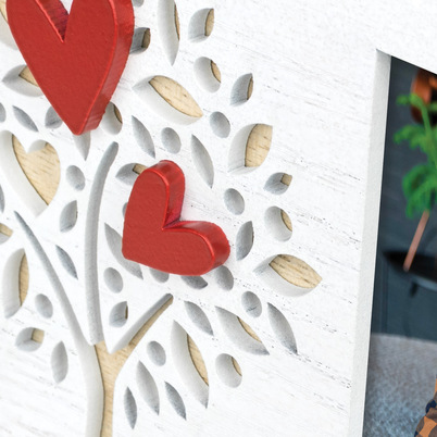 Ramka Italia Lucia - Biały, 10x15, 10x15 pozioma