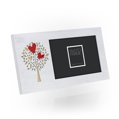 Ramka Italia Lucia - Biały, 10x15, 10x15 pozioma