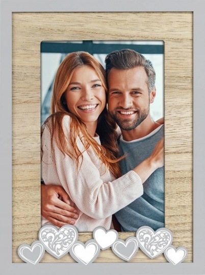 Ramka Italia Lola  - Naturalne Drewno, 10x15, 10x15 pionowa