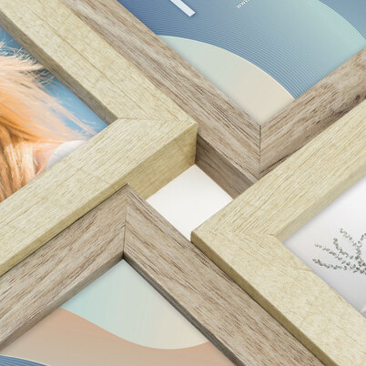 Ramka Italia 4x10x15 Oberg 4q Dt987 - Naturalne Drewno, 10x15, 10x15 x4