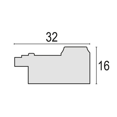 Ramka Italia Venezia - różne kolory i formaty - Biały, 15x20, 15x20