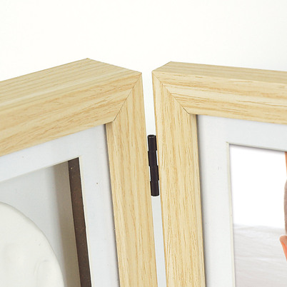 Ramka Italia Abel - z miejscem na odcisk - Drewno z białym, 10x15, 10x15