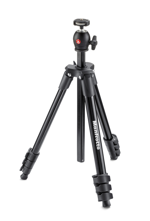 Statyw Manfrotto Compact Light 4 sekc. (czarny) (MKCOMPACTLT-BK)