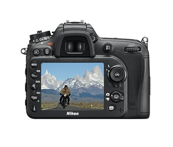 Nikon D7200 z ob. 18-105mm + Plecak Vanguard Sedona 41 (Niebieski) + Statyw Manfrotto Compact Action (czarny)