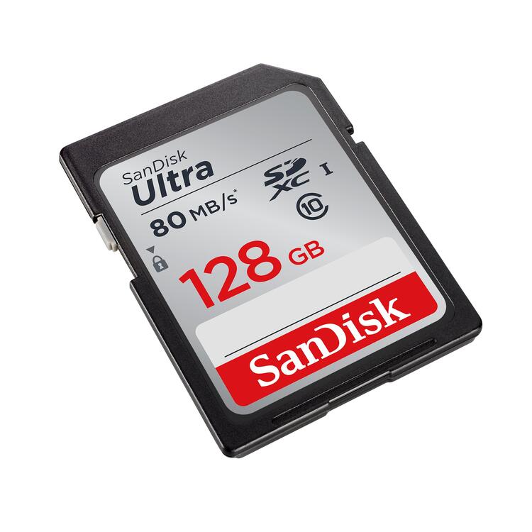 SanDisk SDXC 128GB  Ultra 80Mb/s