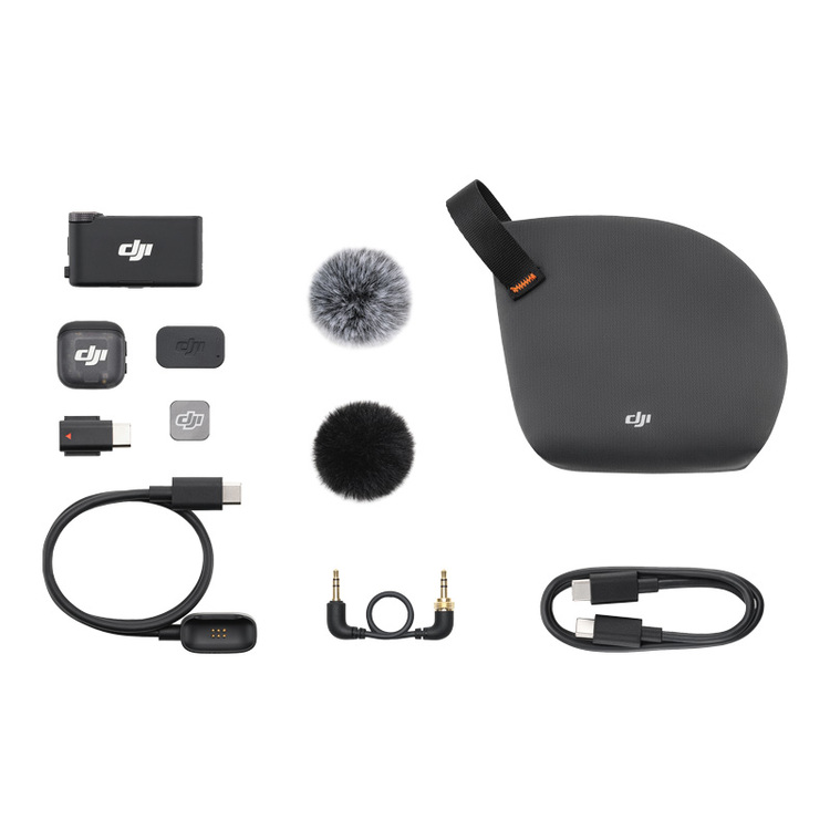 System mikrofonów bezprzewodowych DJI Mic 3 (1 TX + 1 RX)