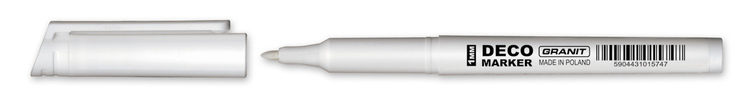 Markery dekoracyjne Granit DECO M850 3 szt.- złoty, srebrny, biały