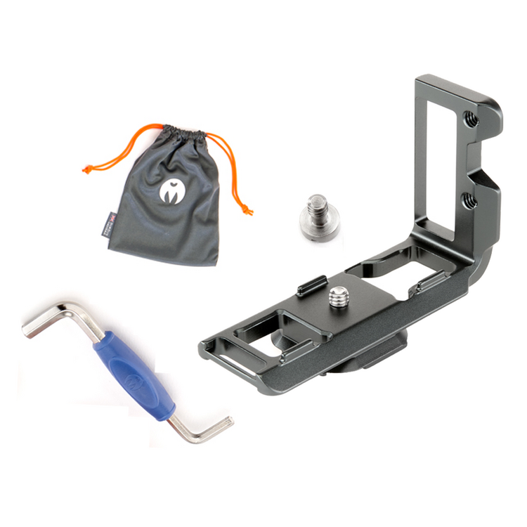 Płytka 3 Legged Thing 3 Legged Thing ZAYLA-PD-G L-bracket do Nikon Z50 - Peak Design - Arca Grey