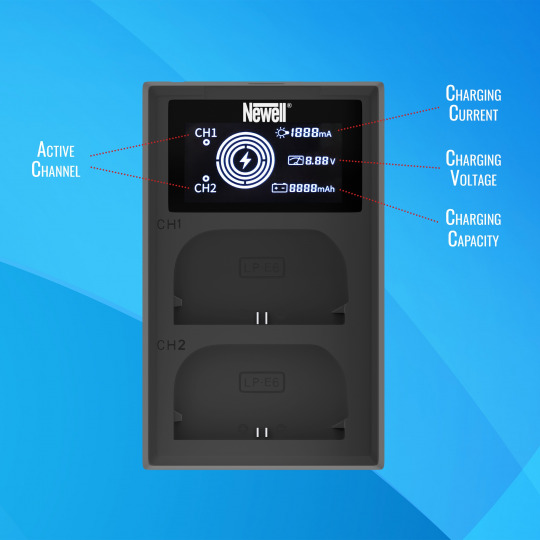 Ładowarka Dwukanałow Newell FDL-USB-C do NP-BX1