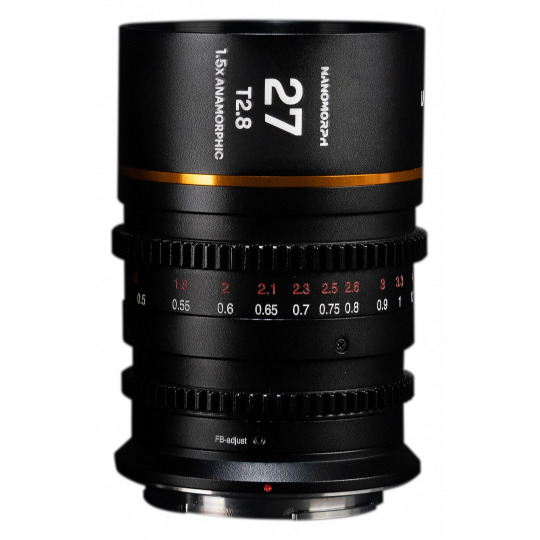 Zestaw obiektywów Venus Optics Laowa Nanomorph 27 mm, 35 mm, 50 mm S35 Amber do Sony E