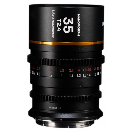 Zestaw obiektywów Venus Optics Laowa Nanomorph 27mm, 35mm, 50mm S35 Amber do Sony E