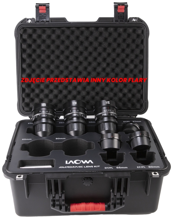 Zestaw obiektywów Venus Optics Laowa Nanomorph 27mm, 35mm, 50mm S35 Amber do Arri PL / Canon EF