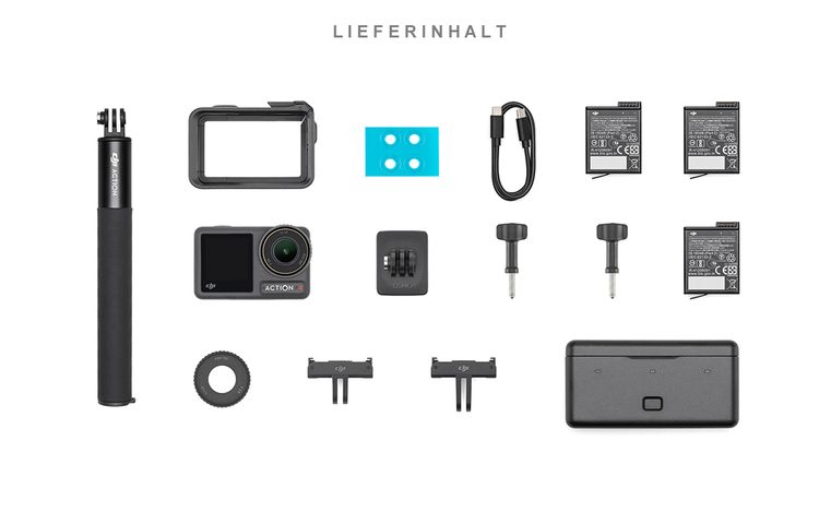 Kamera DJI Osmo Action 4 Adventure Combo