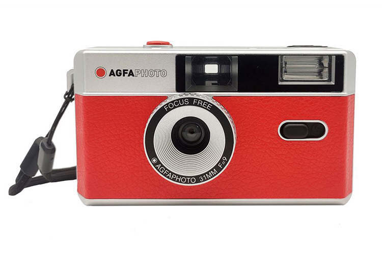 Aparat analogowy AgfaPhoto Reusable Camera (Czerwony)
