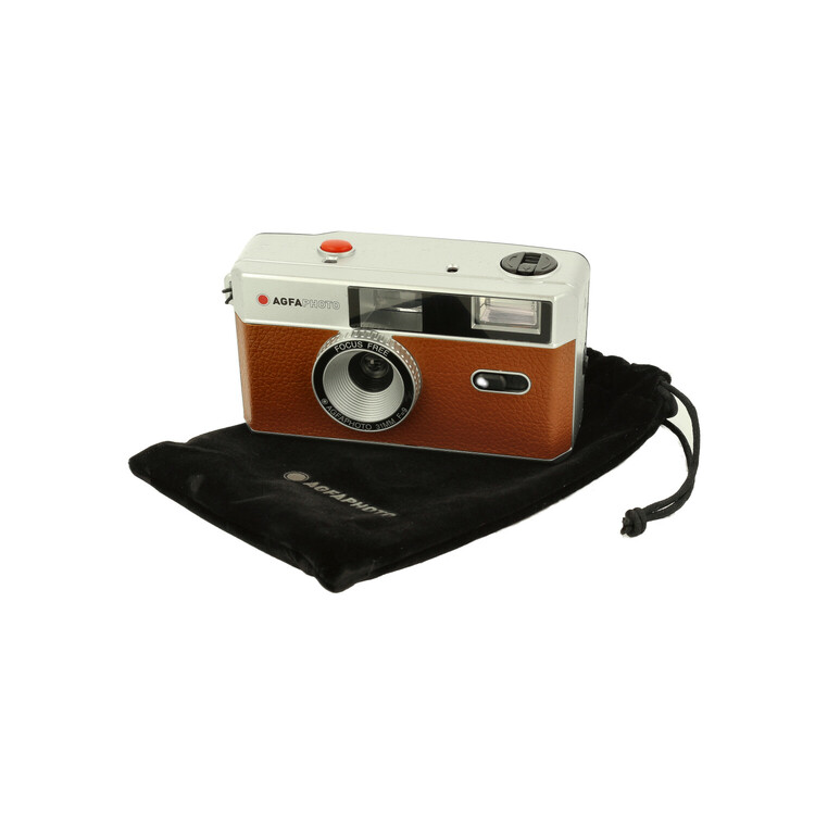 Aparat analogowy AgfaPhoto Reusable Camera (Brązowy)