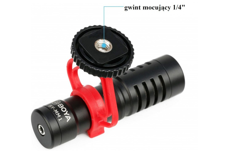 Mikrofon kardioidalny Boya BY-MM1