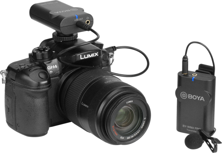 bezprzewodowy mikrofon 2.4G Boya BY-WM4 PRO-K1