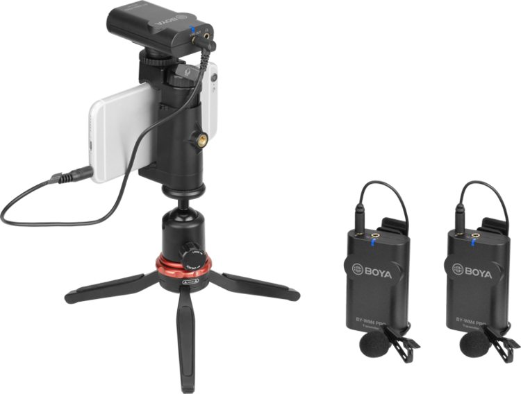 bezprzewodowy mikrofon 2.4G Boya BY-WM4 PRO-K2 (2 nadajniki)