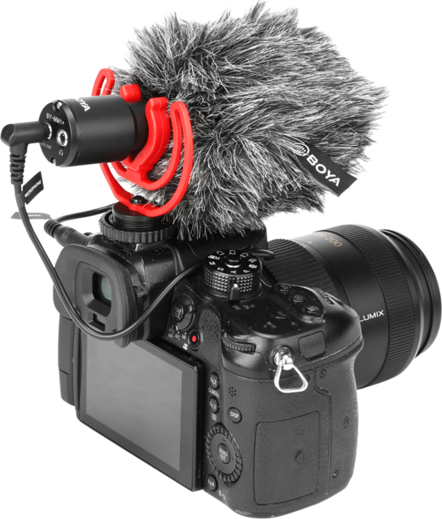 Mikrofon kardioid. Boya BY-MM1+