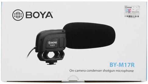 Mikrofon Kierukowy Boya BY-M17R -On-Camera Shotgun Microphone