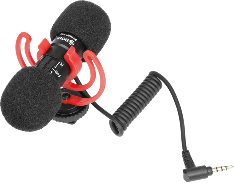 Mikrofon Kierukowy Boya BY-MM1 PRO -Dual-Capsule Mini Shotgun Microphone