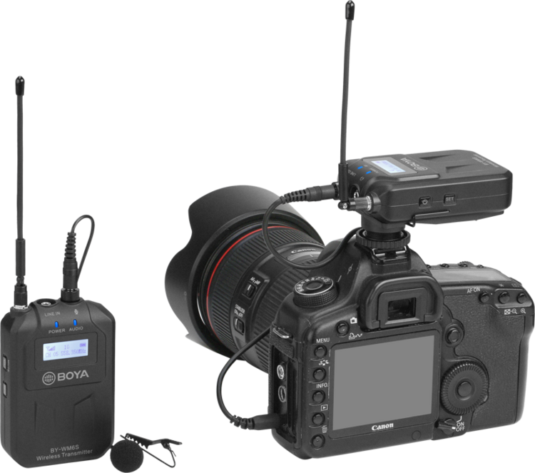 Bezprzewodowy system mikrofonowy Boya BY-WM6S