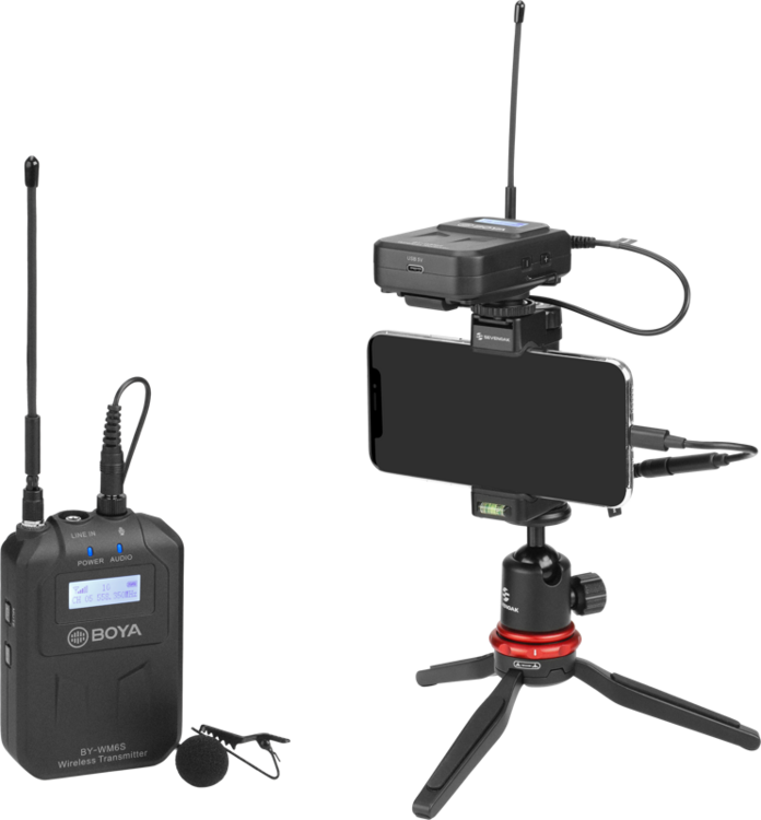 Bezprzewodowy system mikrofonowy Boya BY-WM6S