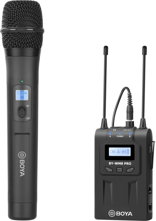 Bezprzewodowy system mikrofonowy Boya BY-WM8 PRO-K3