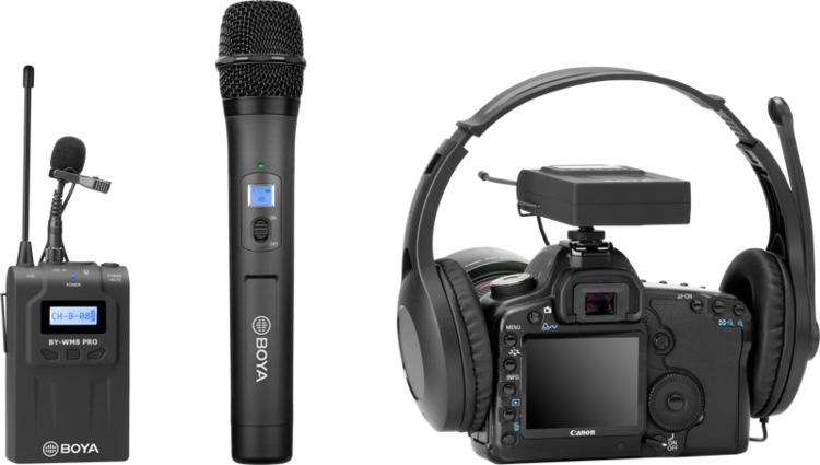 Bezprzewodowy system mikrofonowy Boya BY-WM8 PRO-K4