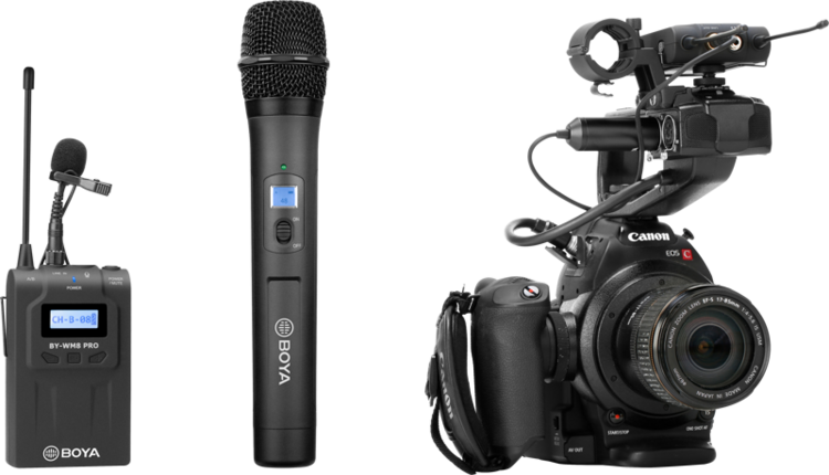 Bezprzewodowy system mikrofonowy Boya BY-WM8 PRO-K4
