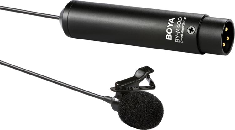 Mikrofon krawatowy XLR Boya BY-M4OD