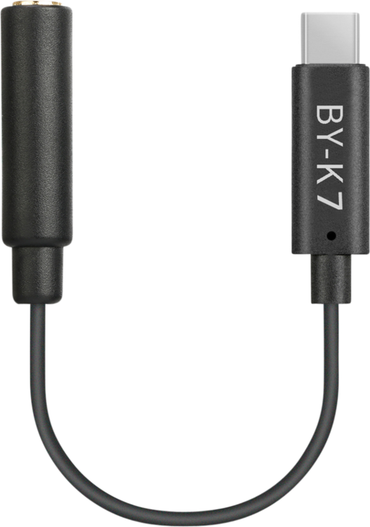 Kabel 6cm gniazdo TRS 3,5mm<>Osmo Action Boya BY-K7