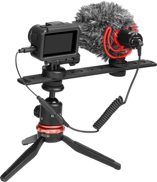 Kabel 6cm gniazdo TRS 3,5mm<>Osmo Action Boya BY-K7