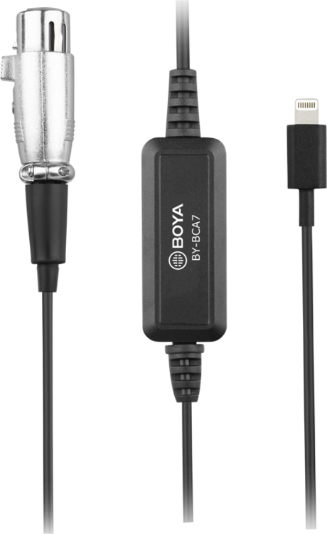 Adapter kablowy 6m XLR na Lightning Boya BY-BCA7
