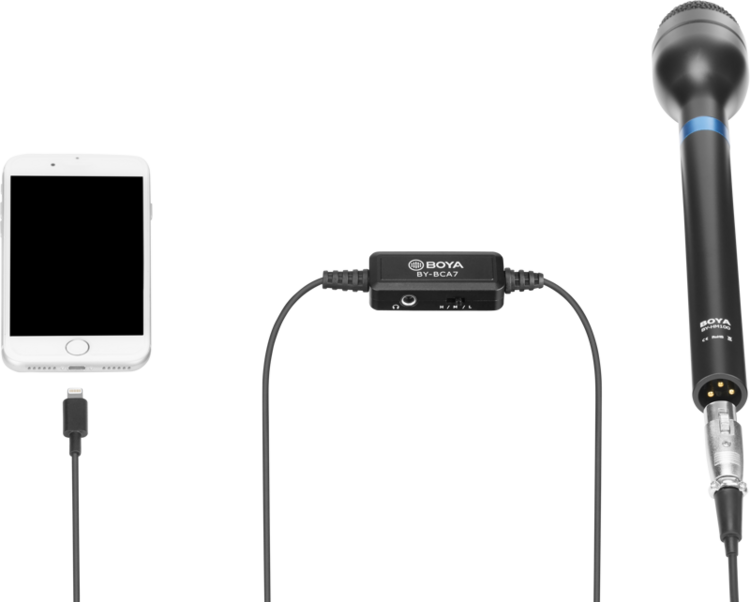Adapter kablowy 6m XLR na Lightning Boya BY-BCA7